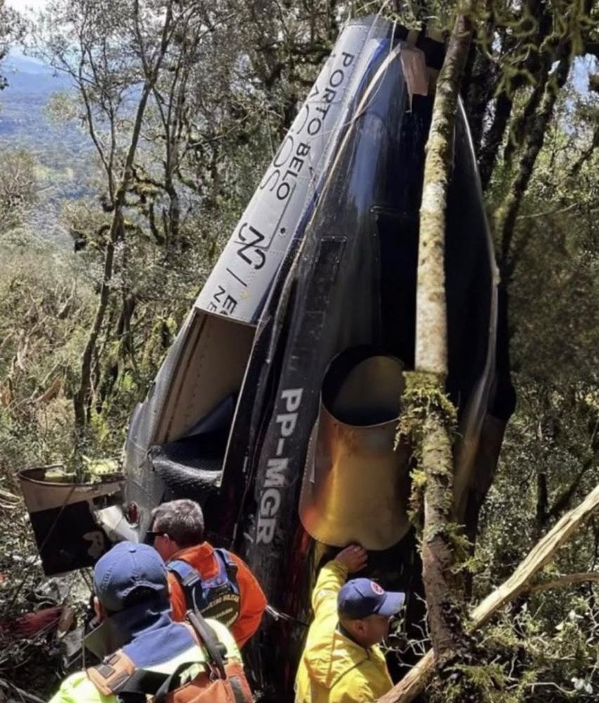 Cenipa abre investigação para apurar causas de queda de helicóptero