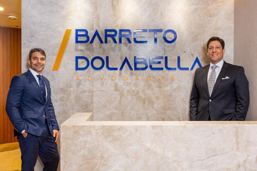 sócios advogado Edvaldo Barreto (esquerda) advogado Guilherme Dolabella (direita)